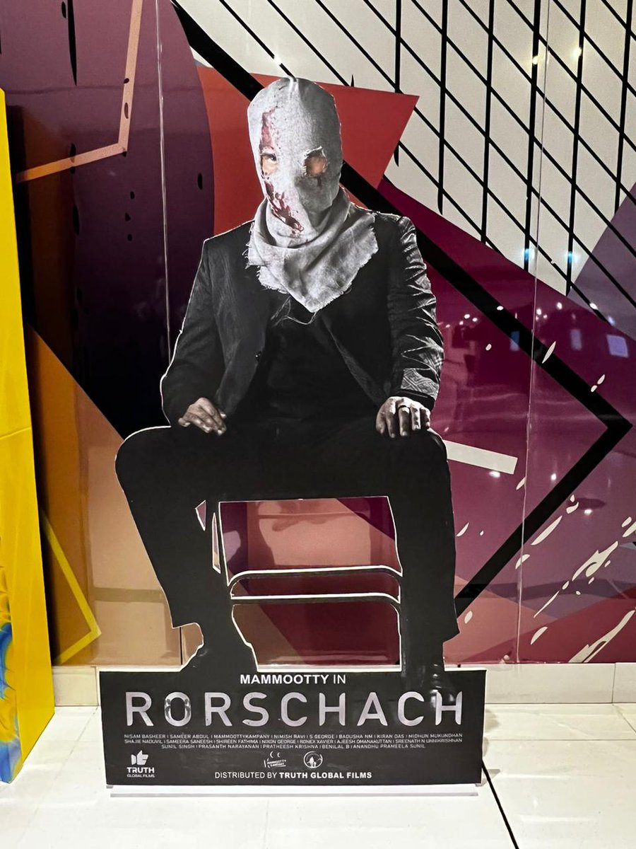 mfwaikerala's tweet photo. .@Truthglobal2020 getting ready to welcome #Rorschach!

#Mammootty https://t.co/gytFJjnMTW