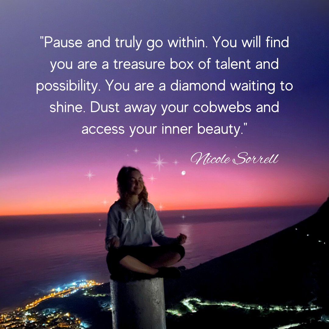 This is a photo I took of Chanti, my daughter, during one of our sunset hikes up table mountain. When she can truly see and own her #talents with the same intensity she sees her #flaws, she will integrate her inner and outer beauty and become pure #possibility.