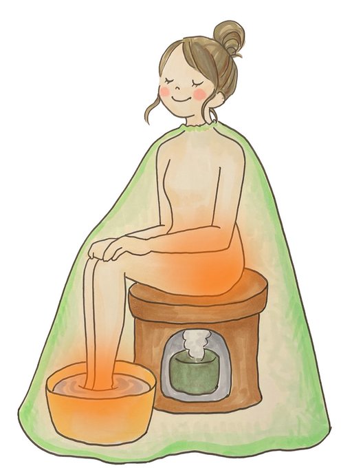 よもぎ蒸しのtwitterイラスト検索結果