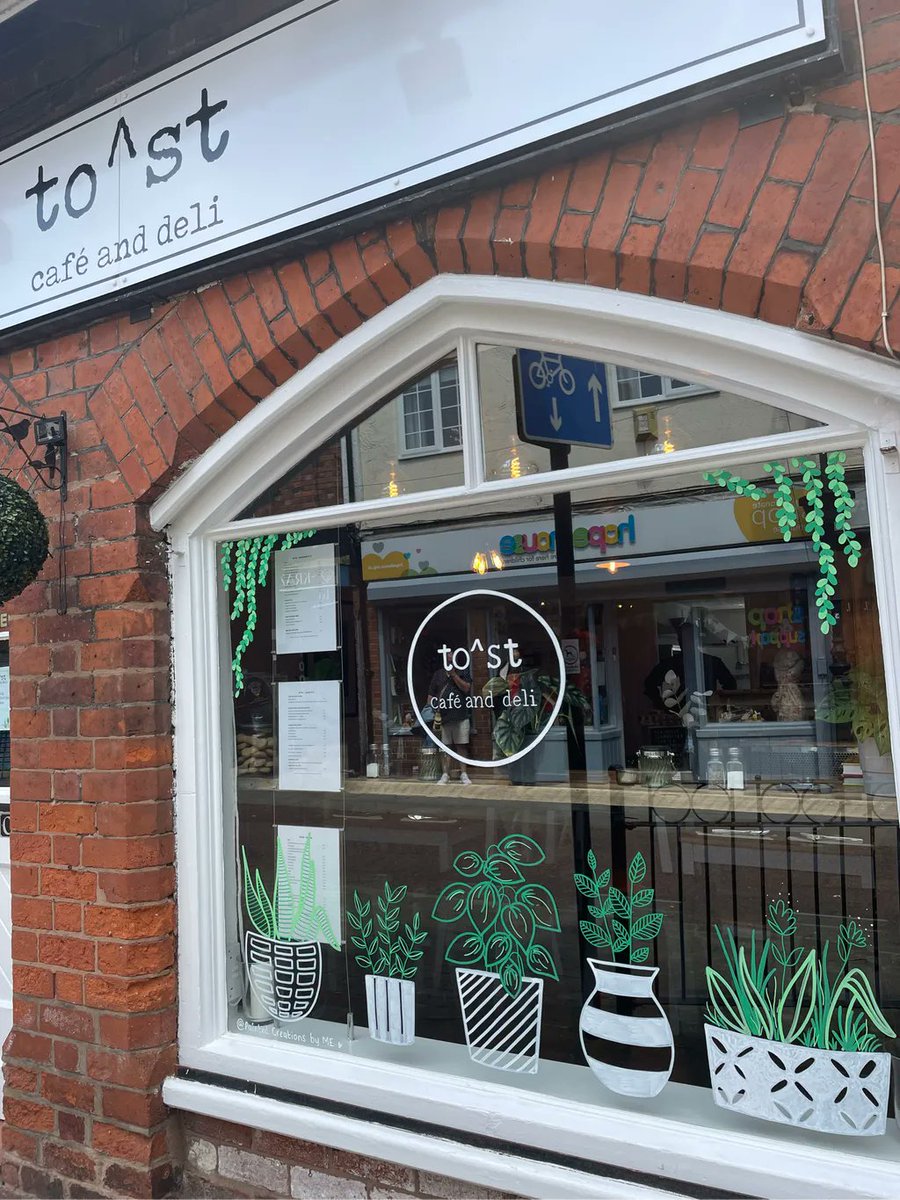 toast_deli's tweet photo. Very happy with our window design created by @painted_creations_by_me. Michelle has really captured the vibe of to^st @toastcafeanddeli
Canโt wait to open on Thursday!
#wrexham #wrexhamcafe #wrexhamdeli #wrexhambusiness #newbusiness #windowdisplay #windowart #paintedwindows https://t.co/cEEKUMW5ON