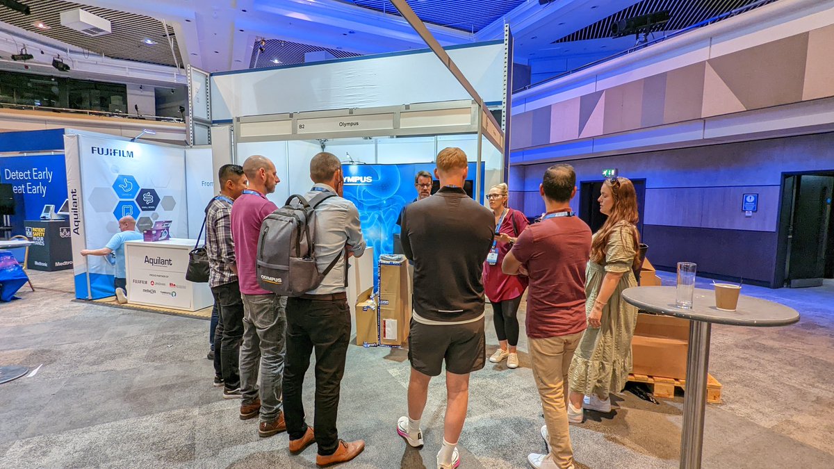 Olympus is getting ready early for the BSG Endovillage today. #endovillage2022