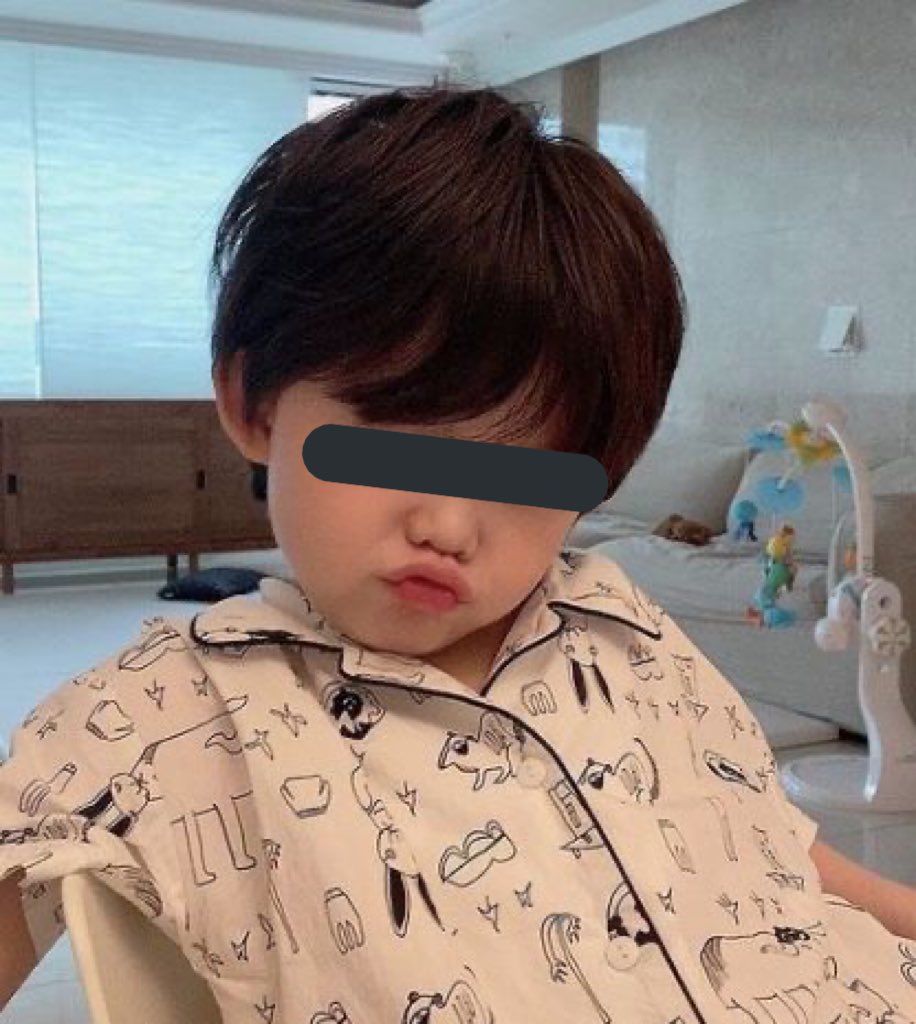 Hey cute baby, daddy missed u.