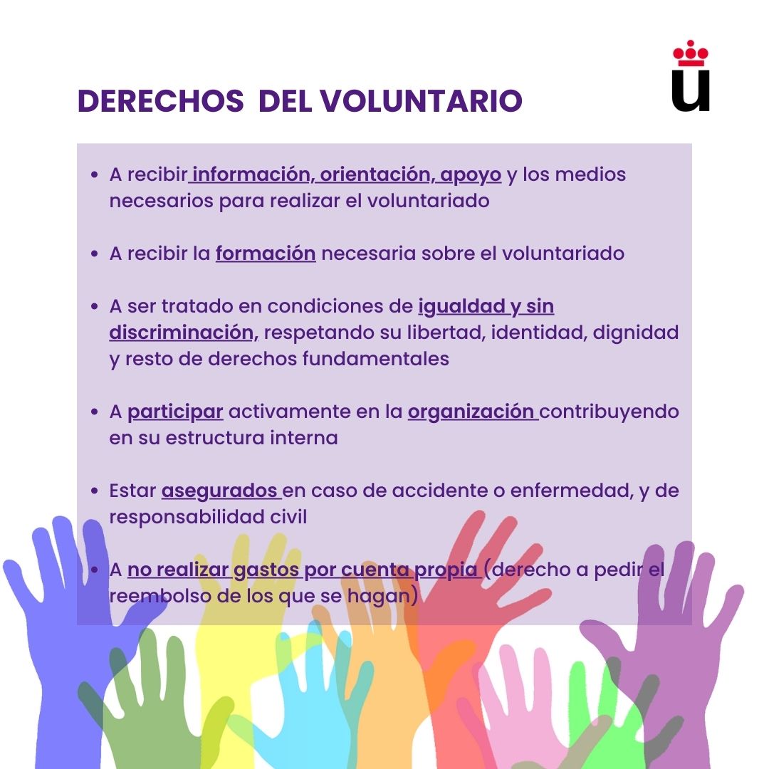Volunt_Urjc's tweet photo. ⚖️Como voluntario tienes un marco de protección y un conjunto de obligaciones que tienes que contemplar en tu actuación de voluntariado

Aquí te dejamos tus deberes y derechos reconocidos más importantes⤵️⤵️ https://t.co/FbC456qnlo