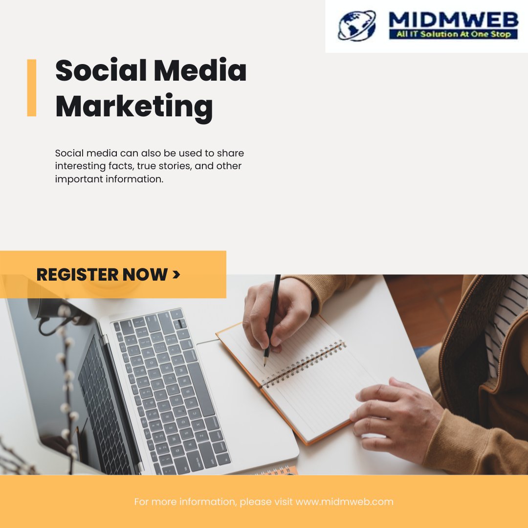 ModulationL's tweet image. Social media Marketing Agency in laxmi nagar Delhi.
Visit - midmweb.com
call us - 7982144106
#socialmediamarketing #social #SocialMedia #DigitalMarketingServices #digitalmarketingagency
