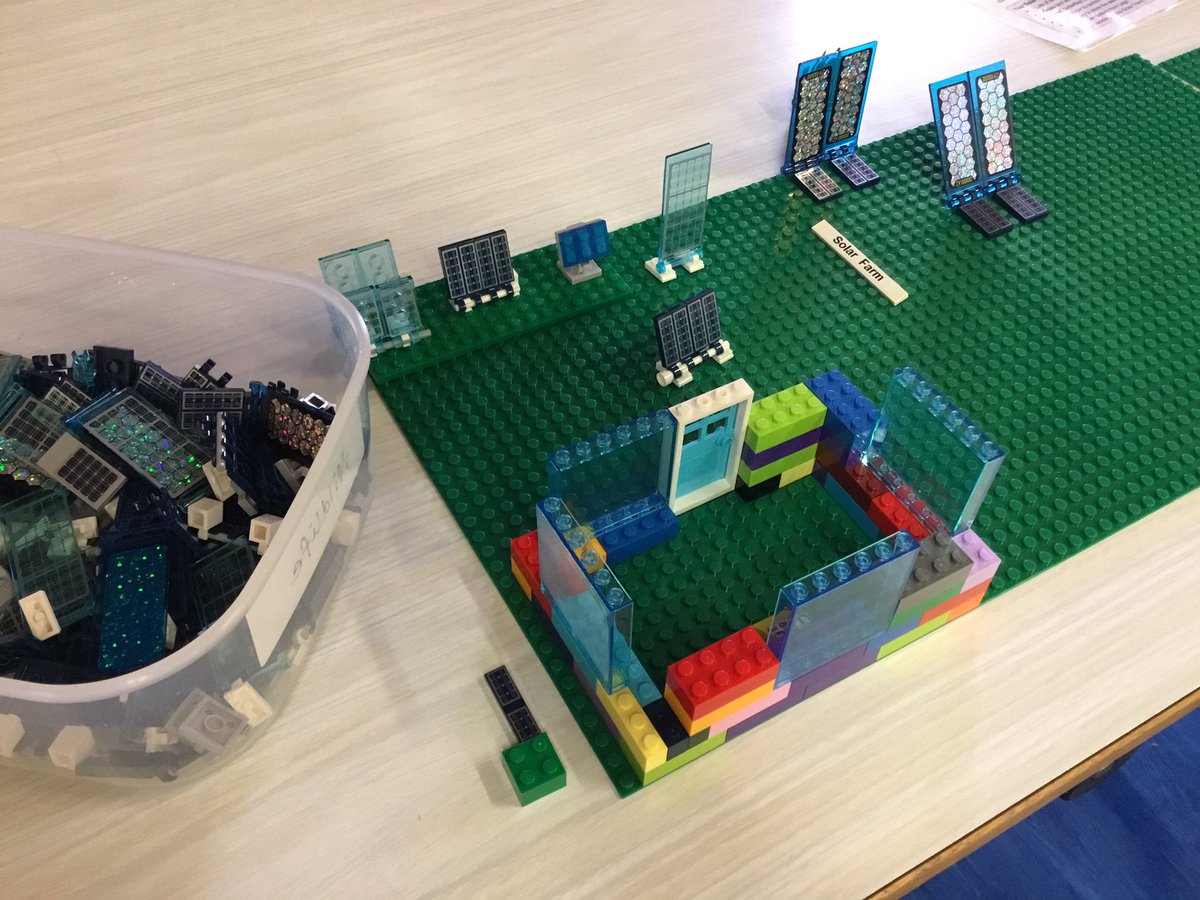 TJPrimary's tweet photo. In the @GraduatePlanet1 Sustaniable Cities energy group we are working on a ‘Waste to Energy’ plant, a solar farm, and a wind farm! #TJenrich #TJGeography #sustainabililty #lego #TJYear4 https://t.co/JyzeuanCrQ