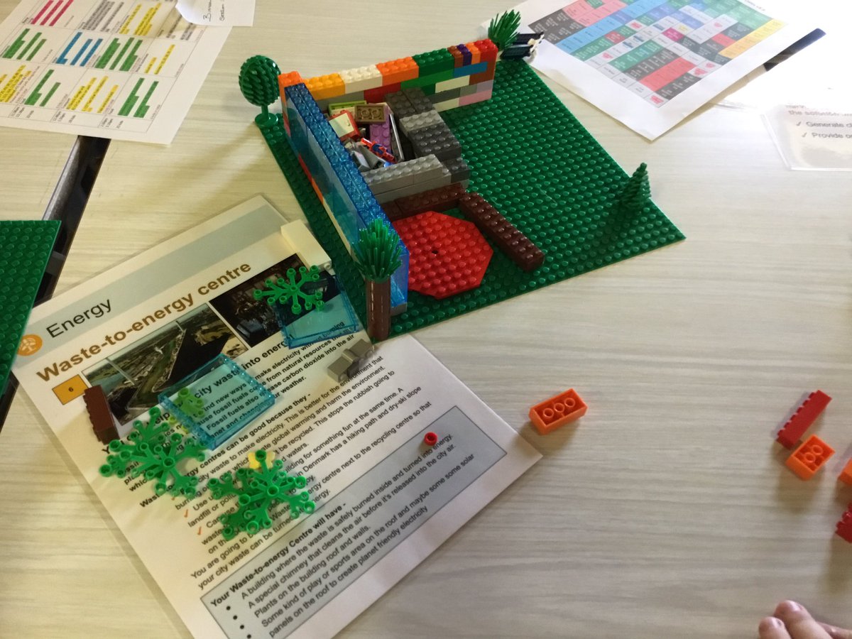 TJPrimary's tweet photo. In the @GraduatePlanet1 Sustaniable Cities energy group we are working on a ‘Waste to Energy’ plant, a solar farm, and a wind farm! #TJenrich #TJGeography #sustainabililty #lego #TJYear4 https://t.co/JyzeuanCrQ