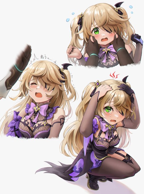 痛い...
#Fischl #GenshinImpact #原神 