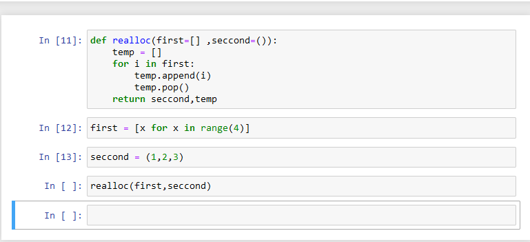 LinuxFamily's tweet image. - Python Quiz Time -

A = None
B = ((1, 2, 3), [])
C = [ [1 ,2 ,3 ,4] ,(1 ,2 ,3) ]
D = [(1 ,2 ,3), []]

#python #python_quiz
#programming