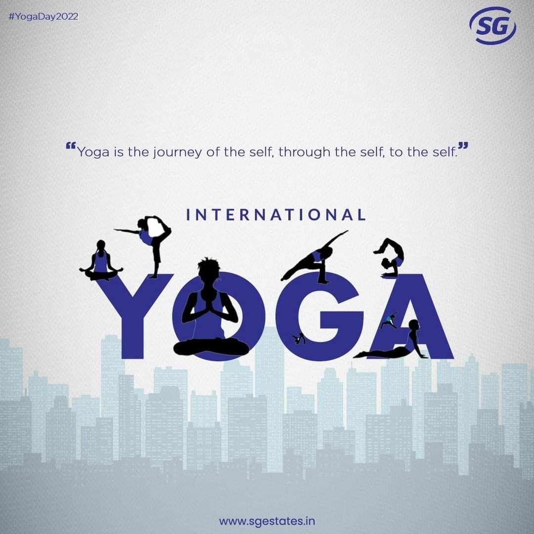 sgestatesltd's tweet photo. Yoga is the way of living life in a healthy way…. May you are blessed with good health.
Warm wishes on International Yoga Day.

#InternationalYogaDay #InternationalYogaDay2022 #InternationalDayofYoga2022 #yogaday2022 #sg #SGEstate #realestate #Ghaziabad https://t.co/g1cAHv5LaK