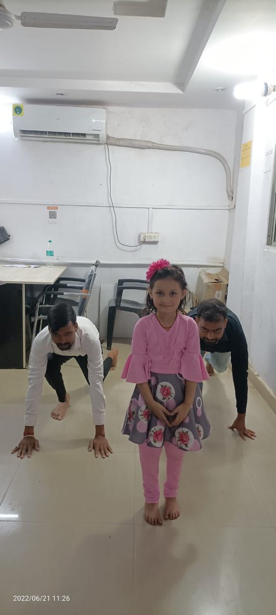 dm_vikash's tweet image. International yoga day 
At CSC District office Surguja Chhattisgarh 

#CSCegov #CSCSPV_health #YogaForHumanity #AzadiKaAmritMahotsav #MyYogaMyPose