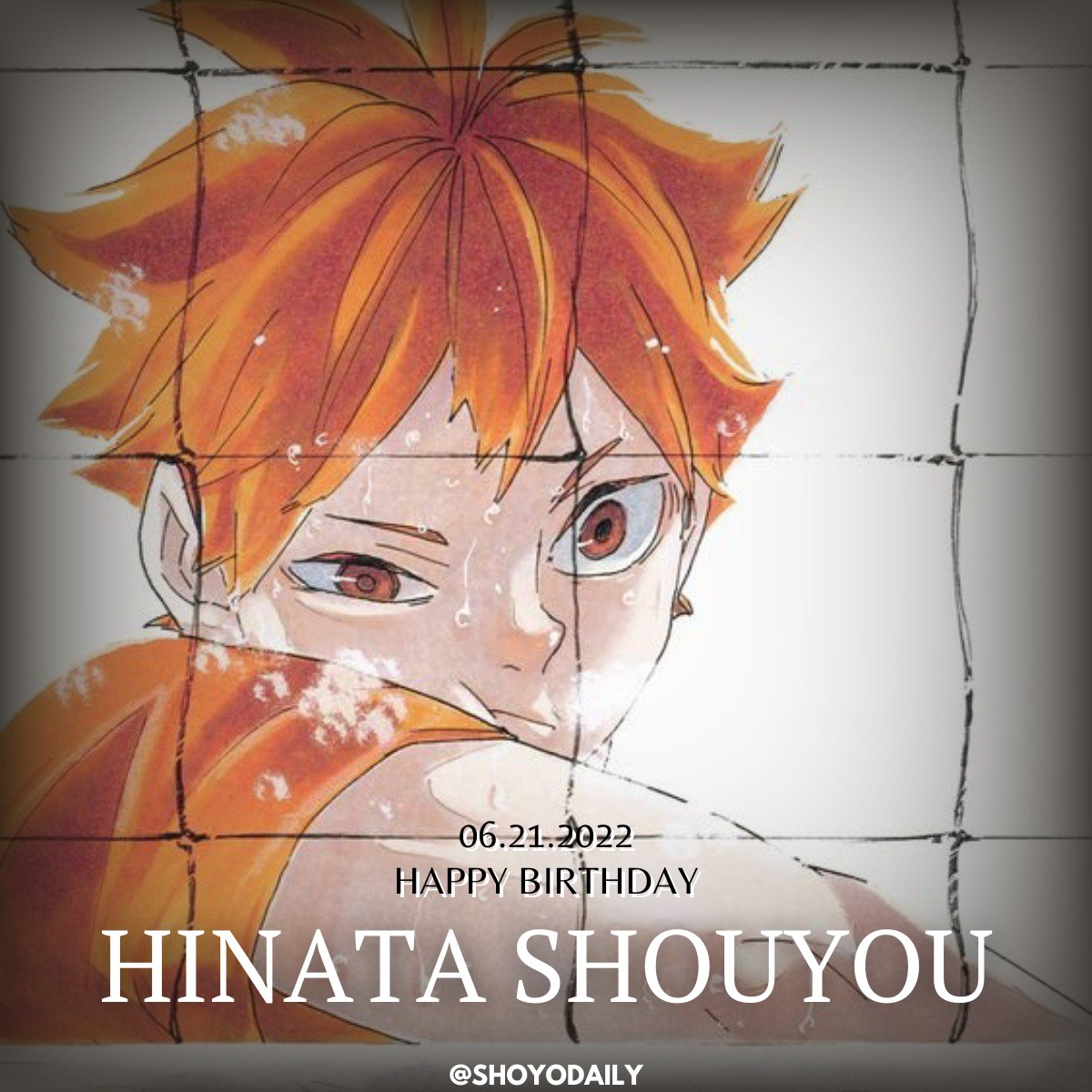 (6/21): Happiest Birthday to the sunshine, the human tangerine, a first-year middle blocker, and the greatest decoy, our favorite boy, the one and only, Hinata Shouyou.

#日向翔陽生誕祭2022
#日向翔陽誕生祭2022

I offer you 26 tweets of our lovely boy.
