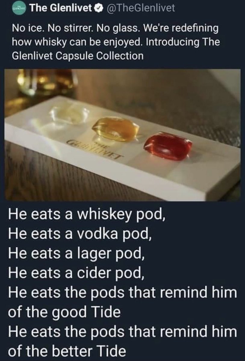 HitsShits's tweet photo. @theglenlivet 😂 https://t.co/vpHf3v6bus