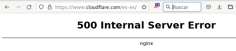 daboblog's tweet photo. Hay movida y parece que de las buenas con #Cloudflare   (de momento ya estamos sufriendo las consecuencias en @apache_ctl con algún cliente) https://t.co/UUJBbfKpXX