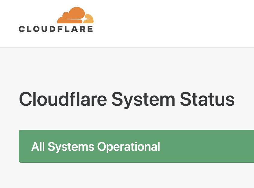 randomblock1_'s tweet photo. Every website using Cloudflare: Error 500
Cloudflare: "this is fine"

like 50% of the internet is down, there's this huge outage and afaik it's cloudflare https://t.co/3wacXaxO4k