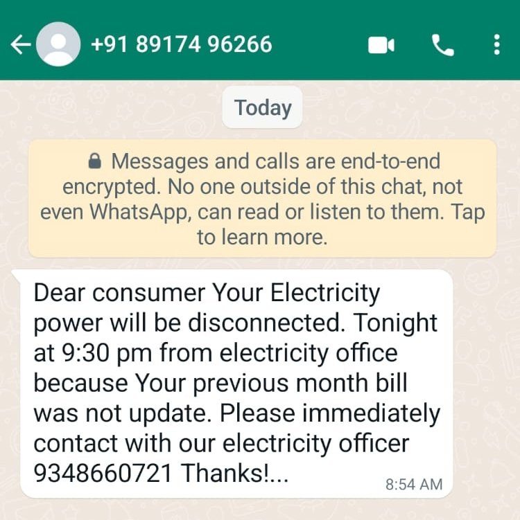 anish_shah77's tweet photo. Some frauds sending this msg. Please take action against them @MumbaiPolice @sanjayp_1 https://t.co/Rht7GjQzzh