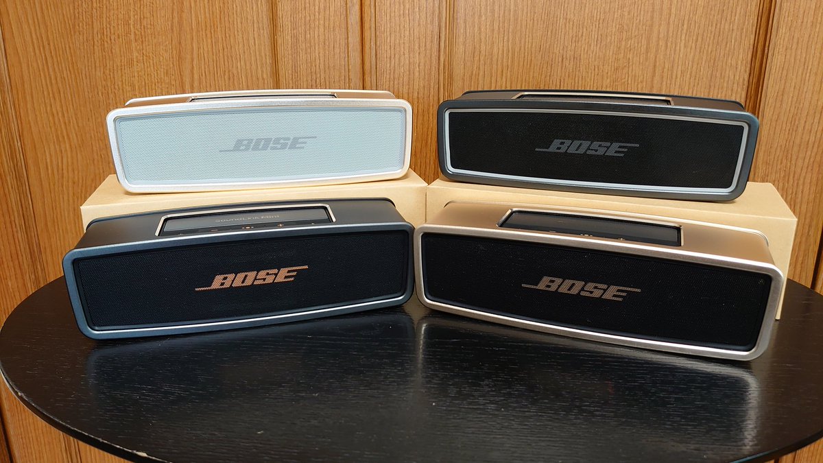 KIYOYOkiyoyo's tweet photo. BOSE Soundlink Mini2用アルミ製カバー、手こずったけど装着。
…微妙。
金を取り付けたシルバーが偽物の中華坊主に見えてしまう。
黒はまだマシ。
価格と取り付けやすさを考えたらシリコンカバーが無難な選択ですね。
#ボーズ
#BOSE
#Soundlink
#サウンドリンク
#SoundlinkMini https://t.co/Y7uCNomhGe