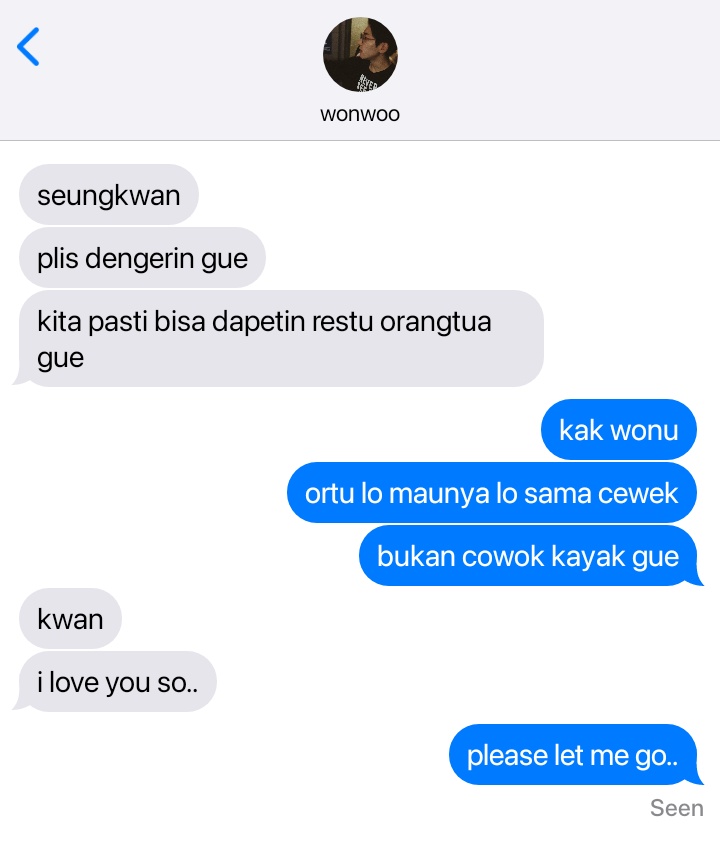 habithug's tweet photo. #wonkwan: please let me go https://t.co/KELHrRDghJ