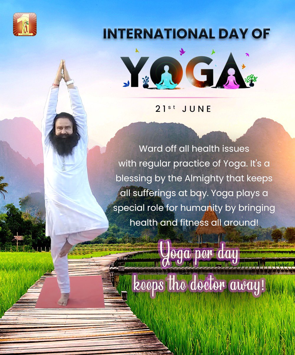 DSSNewsUpdates's tweet photo. Yoga helps people around the world to stay healthy and rejuvenated. It has proved to be successful in reducing feelings of stress,anxiety,and depression significantly. Yoga is a panacea for all ills. Let’s adopt Yoga as a miracle drug for body and mind! #YogaForHumanity #YogaDay https://t.co/9kdVpzoH7L