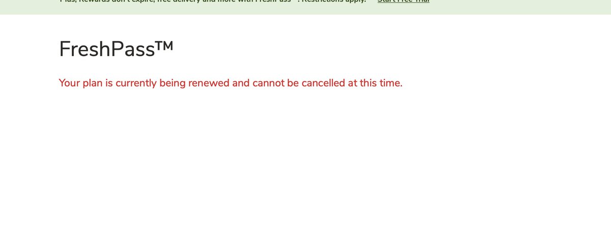 KirtiJalaan's tweet photo. @Safeway Am not able to discontinue my subscription even though it is to be renewed on June 21st and today is June 20th. Kindly cancel it for me. Thanks https://t.co/0TCKIFTqtb