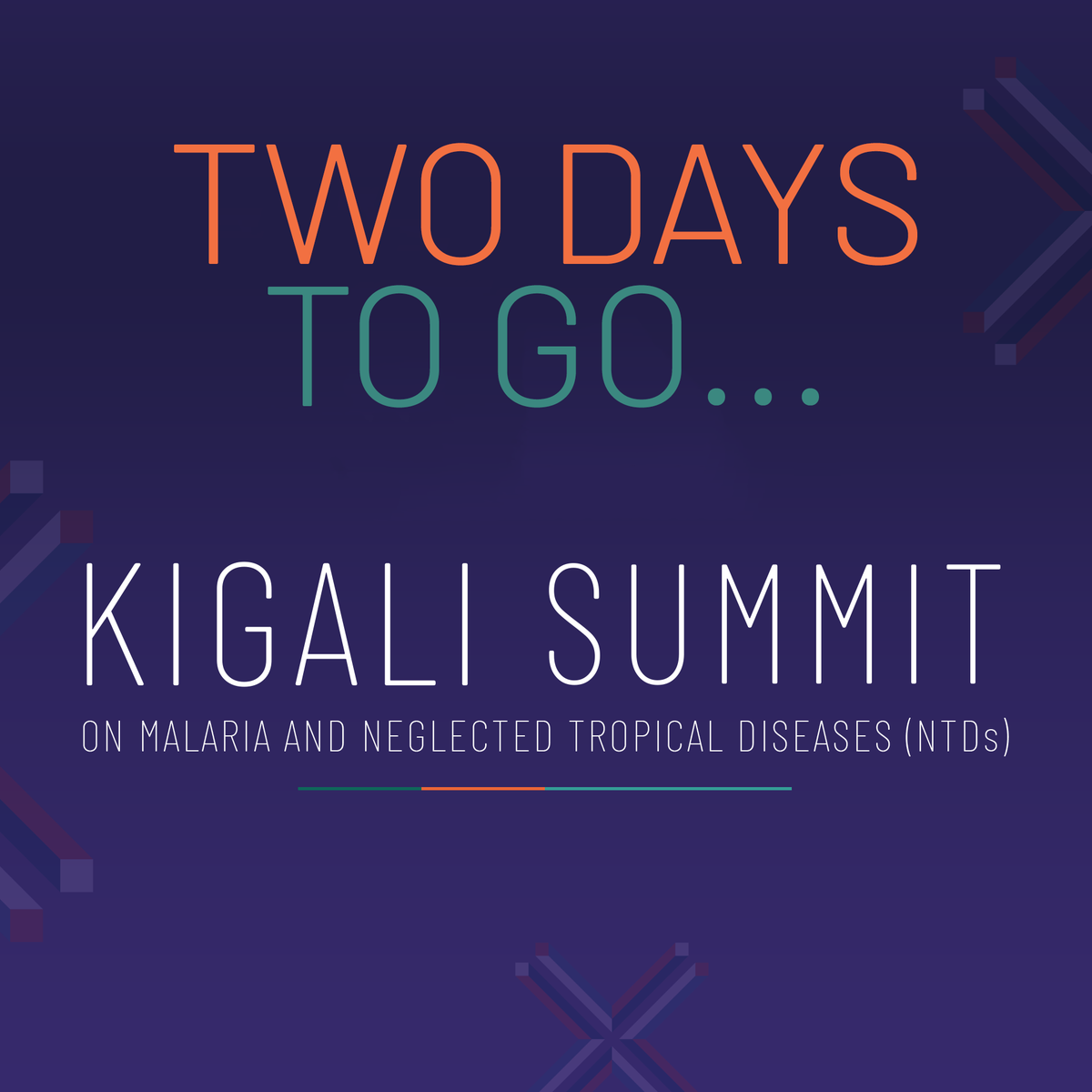 Despite progress, malaria and NTDs still thrive. We cannot allow half the world to continue to suffer from preventable and treatable diseases. In 2 days' time, at the #KigaliSummit, world leaders will reaffirm commitments to #UnlockthePotential and save millions of lives