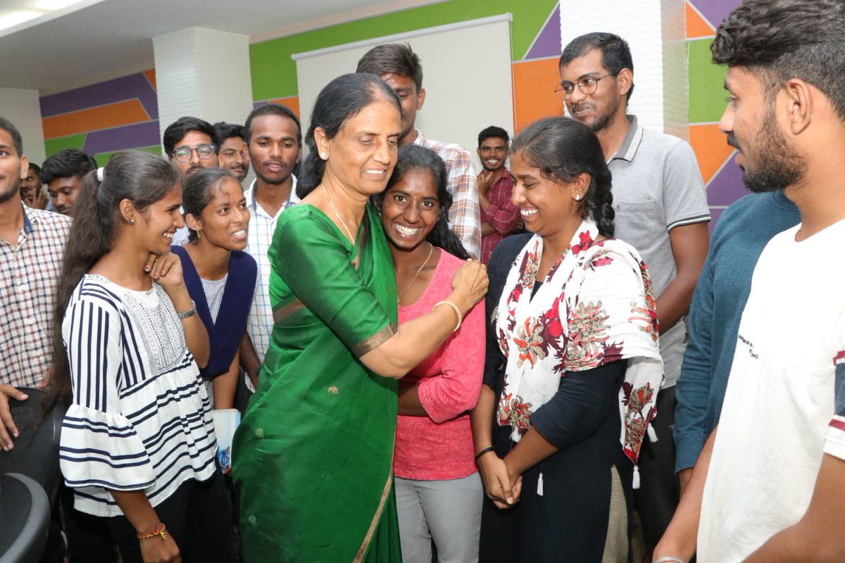 BrsSabithaIndra's tweet photo. I wish the very best for the students of Basara IIIT. This Govt will deliver on all promises made. #IIITBasar https://t.co/HVb8S6CIls