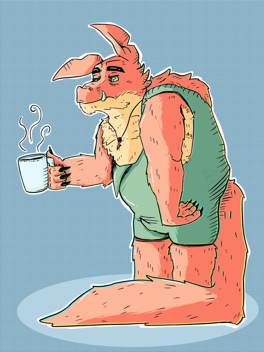 BaffledRus's tweet photo. I got a feeling this is gonna be a long week. Good thing I got caffeine βοΈ
#furryfandom #furryart #furry #Fursona #MorningCoffee #CoffeeTime #Coffee #weekdaygrind #dragon #dragonart #digitalart #DigitalArtist #TiredAF #tired https://t.co/wfWfq6V86e