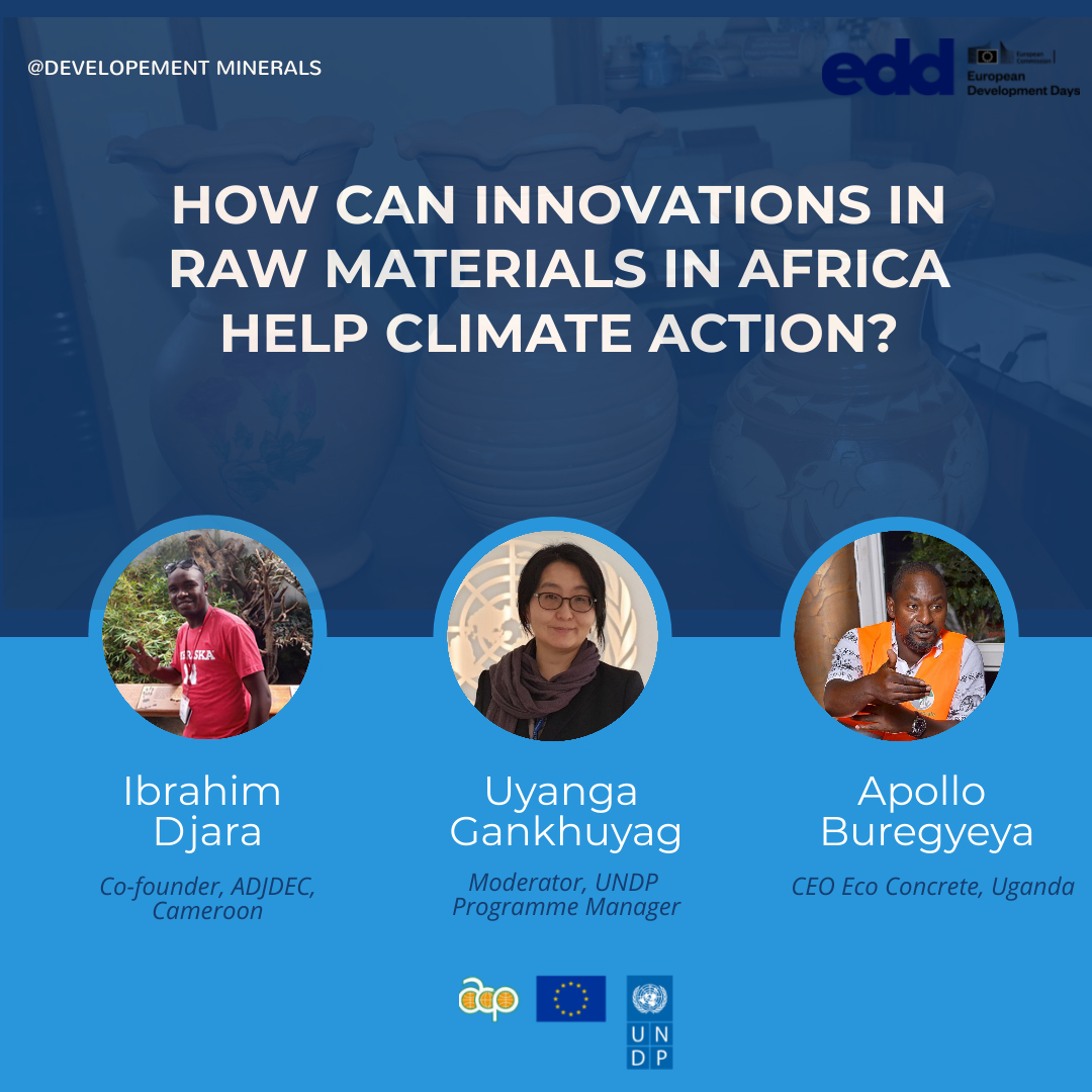 ACP-EU Development Minerals Programme (@developmentmin) on Twitter photo Happening tomorrow morning at EDD2022!
📅 Wed 22 June 2022
⏱️10:30am - 10:50am
Venue: Agora Space, Pavilion 11, Brussels Expo
<a href="/EU_Partnerships/">EU International Partnerships 🇪🇺</a> <a href="/PressACP/">OACPS Secretariat</a> <a href="/BusinessACP/">Business ACP</a> <a href="/UNDPEU/">UNDP at EU</a> <a href="/UNDP/">UN Development</a> <a href="/UNDPUganda/">UNDP Uganda</a> <a href="/PNUDCameroun/">PNUD Cameroun</a> <a href="/EUinUG/">EU in Uganda</a> <a href="/RhamzInternati1/">Rhamz International</a> <a href="/DelveASM/">Delve</a> <a href="/ApolloBuregyeya/">Buregyeya Apollo</a> <a href="/Djagra7/">Ibrahim Djagra</a> Happening tomorrow morning at EDD2022!
📅 Wed 22 June 2022
⏱️10:30am - 10:50am
Venue: Agora Space, Pavilion 11, Brussels Expo
<a href="/EU_Partnerships/">EU International Partnerships 🇪🇺</a> <a href="/PressACP/">OACPS Secretariat</a> <a href="/BusinessACP/">Business ACP</a> <a href="/UNDPEU/">UNDP at EU</a> <a href="/UNDP/">UN Development</a> <a href="/UNDPUganda/">UNDP Uganda</a> <a href="/PNUDCameroun/">PNUD Cameroun</a> <a href="/EUinUG/">EU in Uganda</a> <a href="/RhamzInternati1/">Rhamz International</a> <a href="/DelveASM/">Delve</a> <a href="/ApolloBuregyeya/">Buregyeya Apollo</a> <a href="/Djagra7/">Ibrahim Djagra</a>
