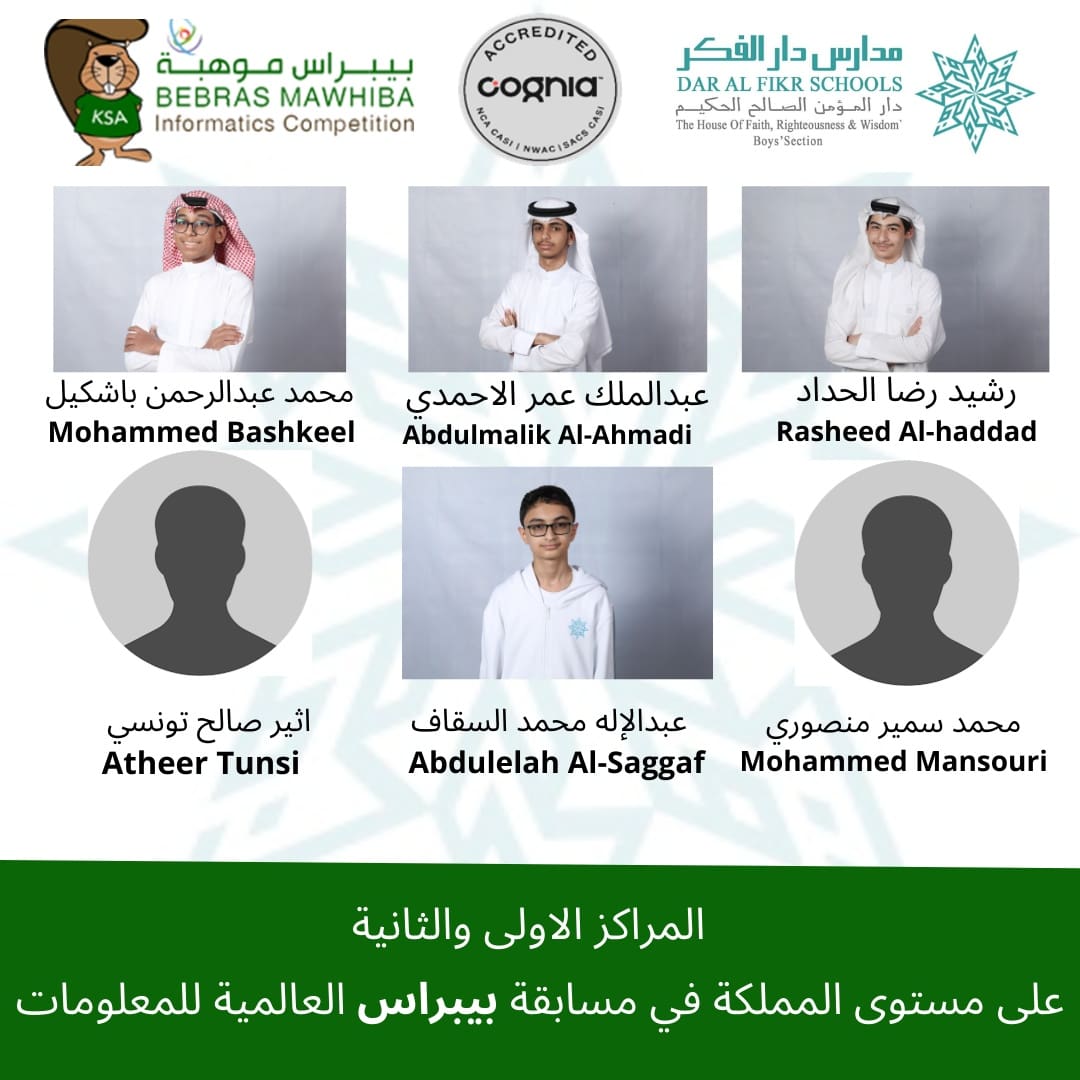 DAFSchool's tweet photo. وتستمر انجازات أبنائنا
#انجازات_وطنية_تتوالى_وأبنائنا_للعالمية🇸🇦🇸🇦
@moe_gov_sa
@moe_jdh 
@moe_jdh_15
@Jeddahseasonsa
@jeddahnews_ https://t.co/B5VZF9jRbT
