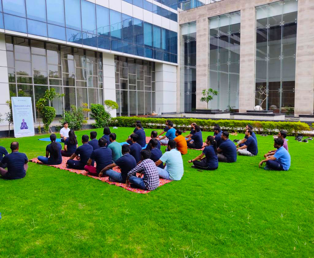 netcommlabs's tweet image. An early morning start, #Team #NetcommLabs celebrates the 8th International Yoga Day today.
Yoga, India’s most cherished cultural heritage is a gift to the world towards the global cause of health &amp;amp; wellness for all. Greetings on #InternationalDayofYoga  #YogaForHumanity