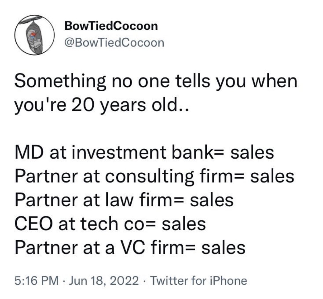 And yet, all that business school kids get taught is a 2 day ‘leadership and communications’ elective