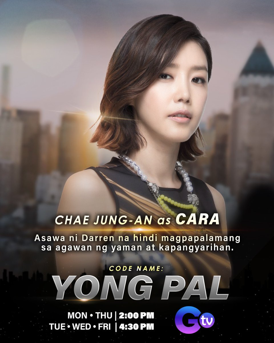 OfficialGMAHOA's tweet photo. You can't expect loyalty from people who are greedy for money!
Abangan si Cara sa #CodeNameYongPal simula June 27 na sa GTV! https://t.co/5gWeVMmQjQ