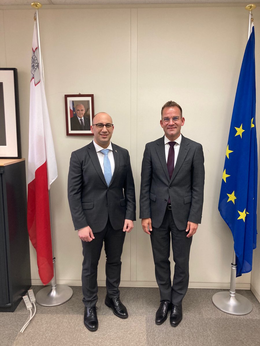 eunicjapan's tweet photo. 1/2 The Embassy of Malta @MaltainJapan just joined the EUNIC Japan Cluster. Thank you very much to Ambassador André Spiteri for sealing the deal!
マルタ共和国大使館 @MaltainJapan Japanに新規加盟しました 。アンドレ・スピテリ大使、合意いただきありがとうございます!
@EUNIC_Global https://t.co/kQSea2ykRq