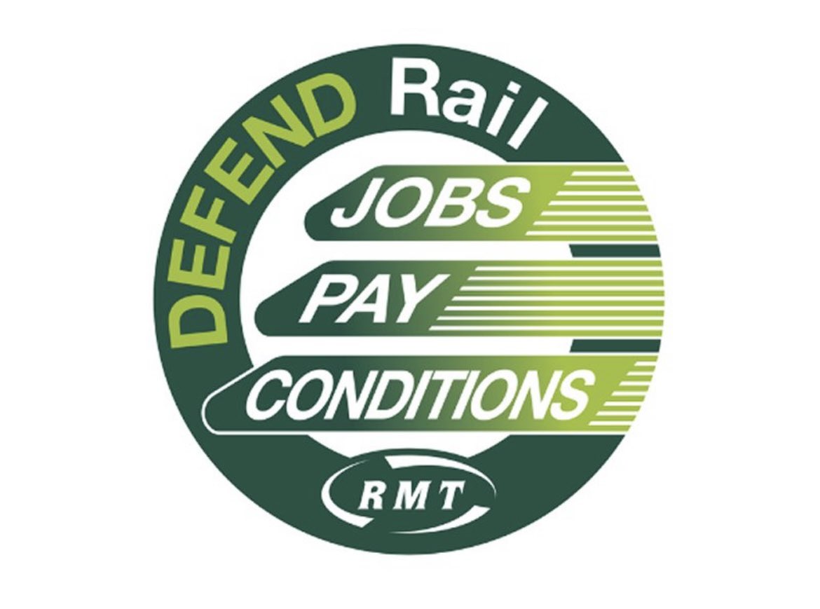 BASSA_2000's tweet photo. Solidarity to all rail workers taking part in strike action today #railstrikes @RMTunion https://t.co/jJFQdcjzoR
