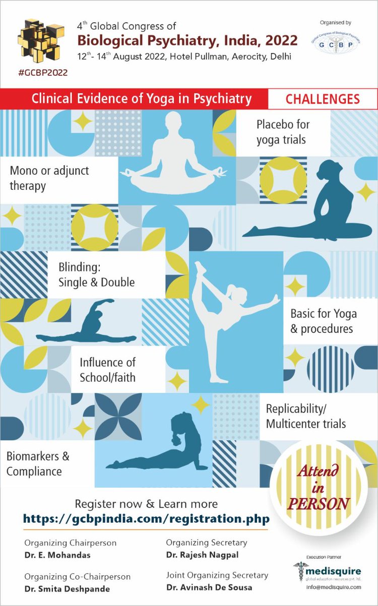 #GCBP2022 International Yoga Day

For more details: gcbpindia.com
Register now: gcbpindia.com/registration.p…

#yoga #InternationalYogaDay #hybrid #stayhealthy #mentalhealth #bipolar #mentalhealthawareness #depression #anxiety #mentalillness #mentalhealthmatters #Psychiatry