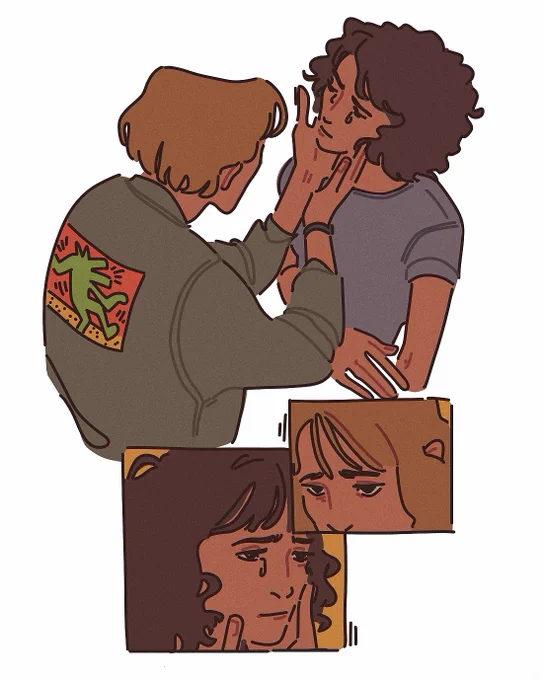 Haven't used a single character reference on my ronance fanarts either I'm drawing them solidly on vibes 