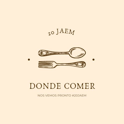 Información útil #20jaem : 20.jaem.es/donde-comer/