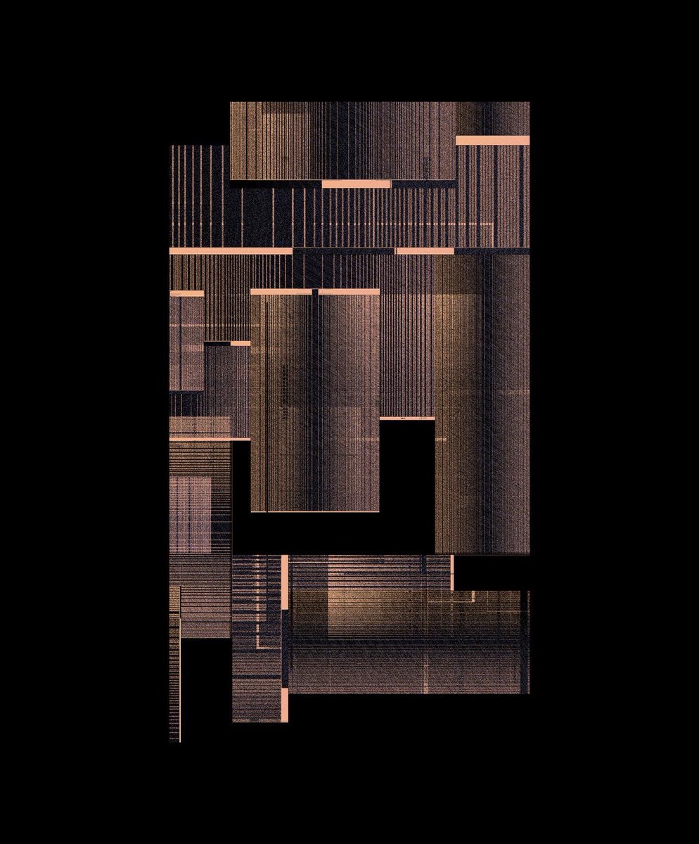 Hyperstrata: Geometric Composition, 2022 is on display in NYC <a href="/SuperchiefNFT/">SuperchiefGalleryNFT</a> as part of #NFTNYC. 
I am truly honoured to be among such talented artists in this amazing event. Thanks to <a href="/ninfa/">Alba Rosado</a>.io io and <a href="/joynxyz/">Joyn</a> for making it happen.