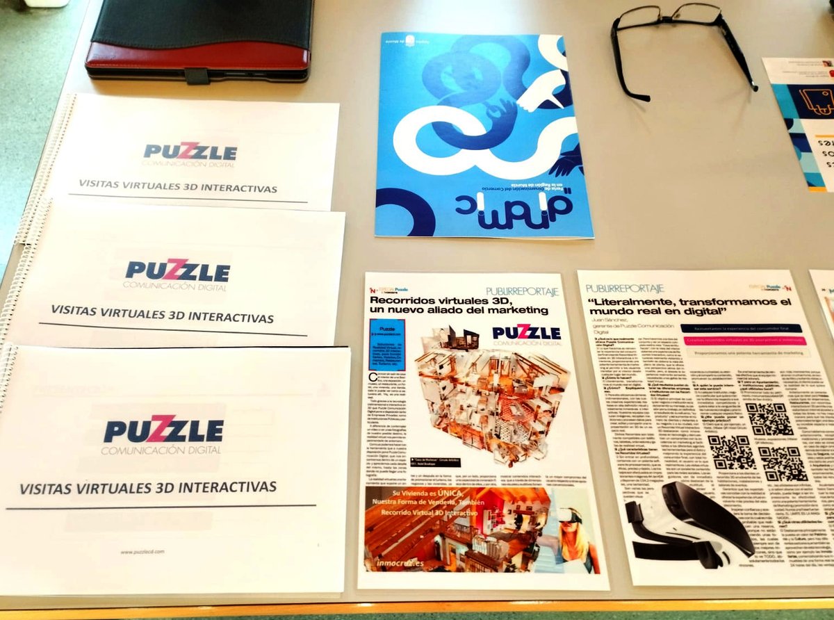 PuzzleComunicDg's tweet photo. Ya estamos en #Dinamic2022 🤖🤖. 
Una feria donde mostrar los tours 👀👀virtuales 3D en alta definición 📺que estamos haciendo. 
Acércate a nuestro stand, 🗺️en la calle Real 3 (Cartagena) y podrás comprobar el uso de esta tecnología 🧐pionera en España.
👩‍💻https://t.co/VKVtzlEz5M https://t.co/f4OILQ17GP