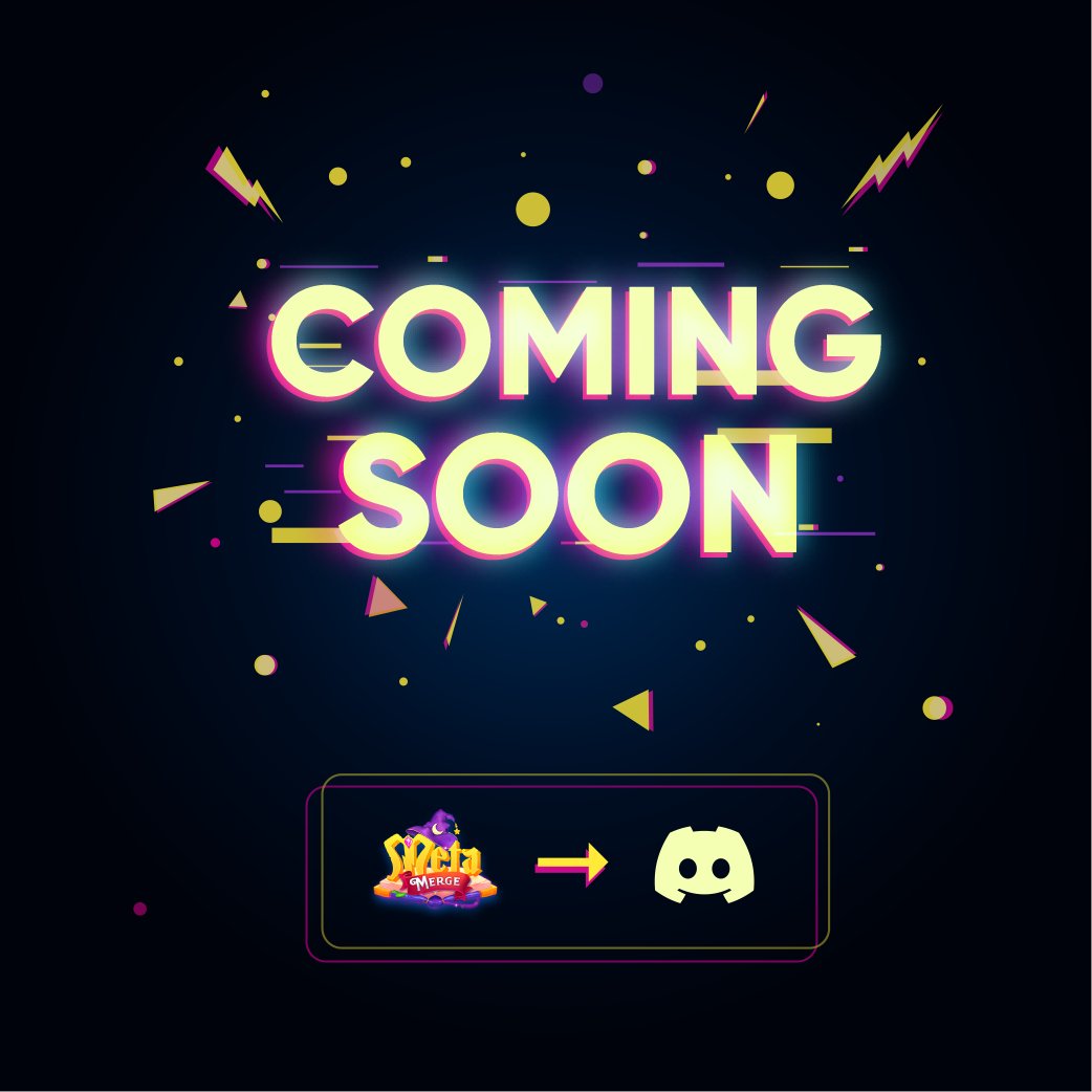 You are early…!!🎉🎉

Any interaction with this post will be considered for OG / WHITELIST. 
Retweet and tag your friends!

Our Discord is coming soon! Turn notifications 🔔 on! 

#MetaMerge #Merge #GameFi‌ #NftGame