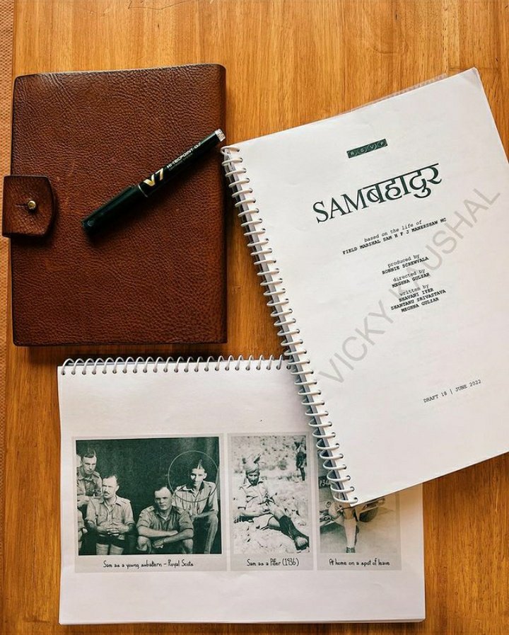 shukrsabrkhushi's tweet photo. Sam Bahadur prep begins..omg so excited for this one!
Vicky Kaushal as the legendary Field Marshal Sam Manekshaw 🙌
#SamBahadur 
Produced by Ronnie Screwvala
Directed by Meghna Gulzar https://t.co/ooZ4B7dsom