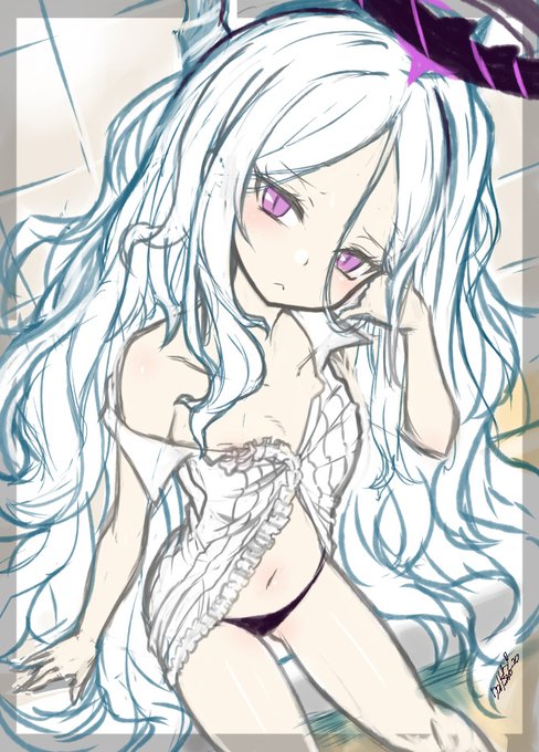 表紙は～φ('・ω・`)こんな感じかなぁ
#ブルアカ 