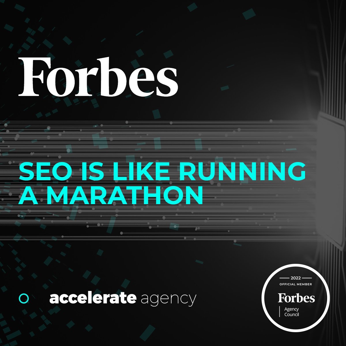 In a recent article which appeared in Forbes, our CEO Nick Brown compared the SEO process for SaaS companies to running a marathon. Read the article here: hubs.li/Q01f340H0

The theory is very simple - but actually executing this theory is very hard work.