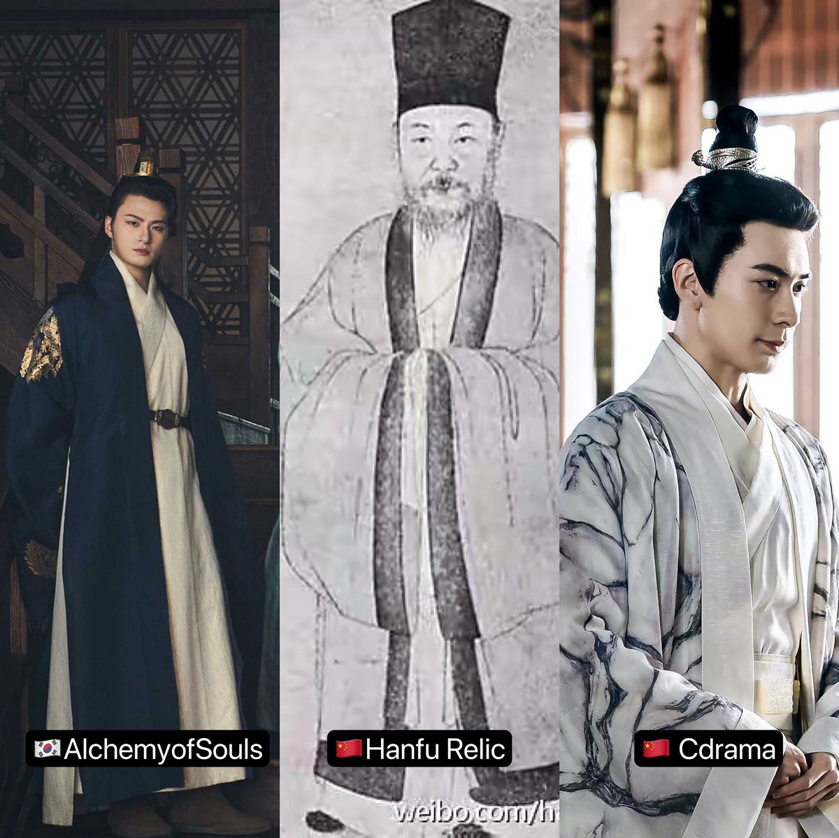 charlichan81's tweet photo. How many #cdrama did #HongSisters watch? It seems that "hanbok" lose It's Korean style. 😅
⭕#hanfu #chineseculture #china #chinesestyle #wuxia #xianxia #cdrama #TheUntamed #evernight #Thelongballad
❌#hanbok #korea #korean #홍자매 #환혼 #AlchemyofSouls #還魂 #还魂 #kdrama https://t.co/kFYKgdPR0M