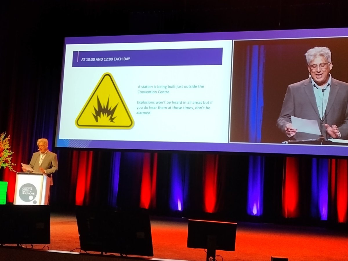 Interesting start to today's <a href="/ihi/">ihi</a> <a href="/bmj/">@</a> #Quality2022 Quality and Safety Congress.

😳😆