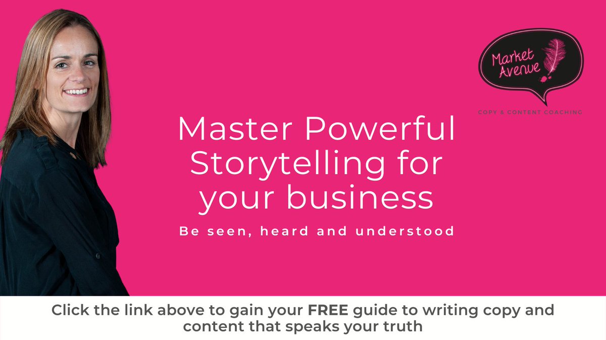 This Twitter account is no longer active.

Please connect with me on my other social channels or visit my website. 

Links: ecs.page.link/Dchp4
Free PDF guide: ecs.page.link/mLN6x

#Storytelling #SpeakYourTruth #CopyCoach #ContentCoach