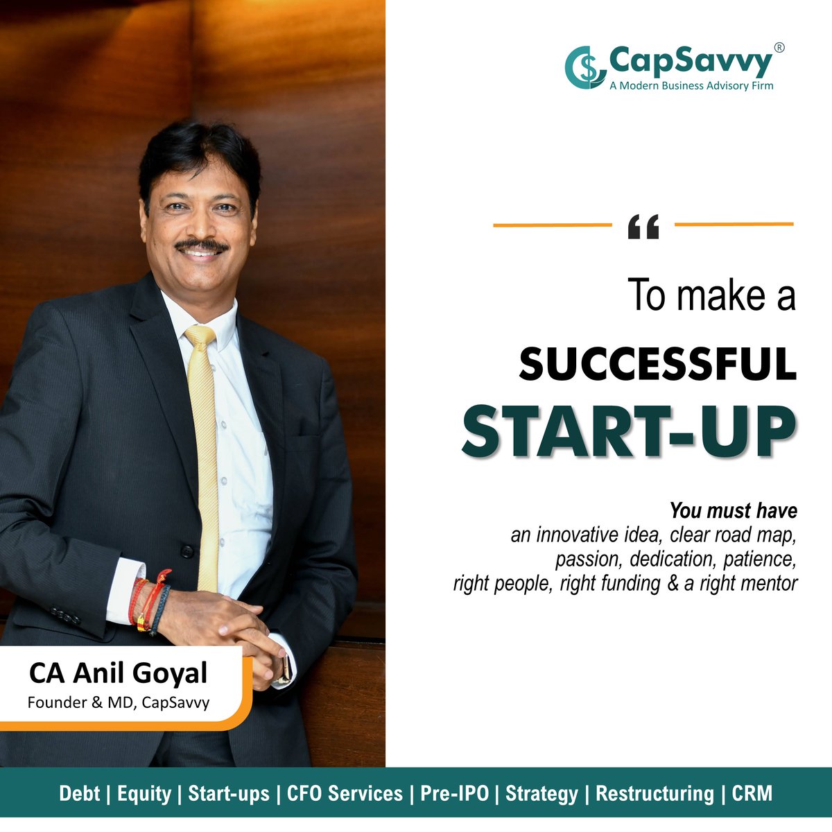 anilbgoyal's tweet photo. Business Quotes to Grow

"To make a successful start-up you must have an innovative idea, clear road map, passion, dedication, patience, right people, right funding &amp; a right mentor"

#businessquotes #successfulstartup #startupbusiness #entrepreneur #anilbgoyal #caanilgoyal https://t.co/QEubwibgvM