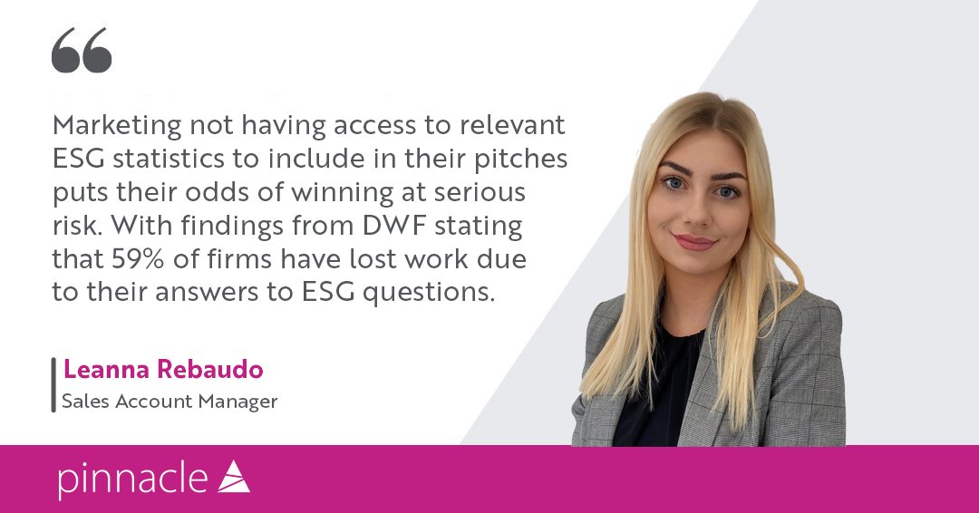 PinnacleOa's tweet photo. "Doing the right thing" now also translates into commercial results as law firm clients demand better ESG initiatives and tangible, statistical results. 

Read our latest article about the ESG pressure on marketers: https://t.co/0wZQSPJ9Zz

#ESG #DiversityandInclusion #LawTwitter https://t.co/jMvWXuOYhC