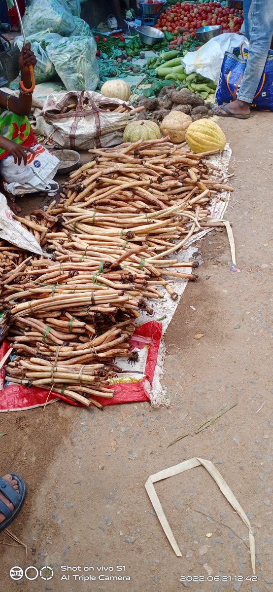 The best thing of staying away from cities is that you can feel the vibe of rural people & their lifestyles. 
What in pic I don't have any idea what vegetables this is😊
#ruralodisha #localmarkets