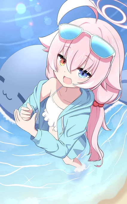 #BlueArchive #ブルアカ 
描いたら出るホシノ🐳 