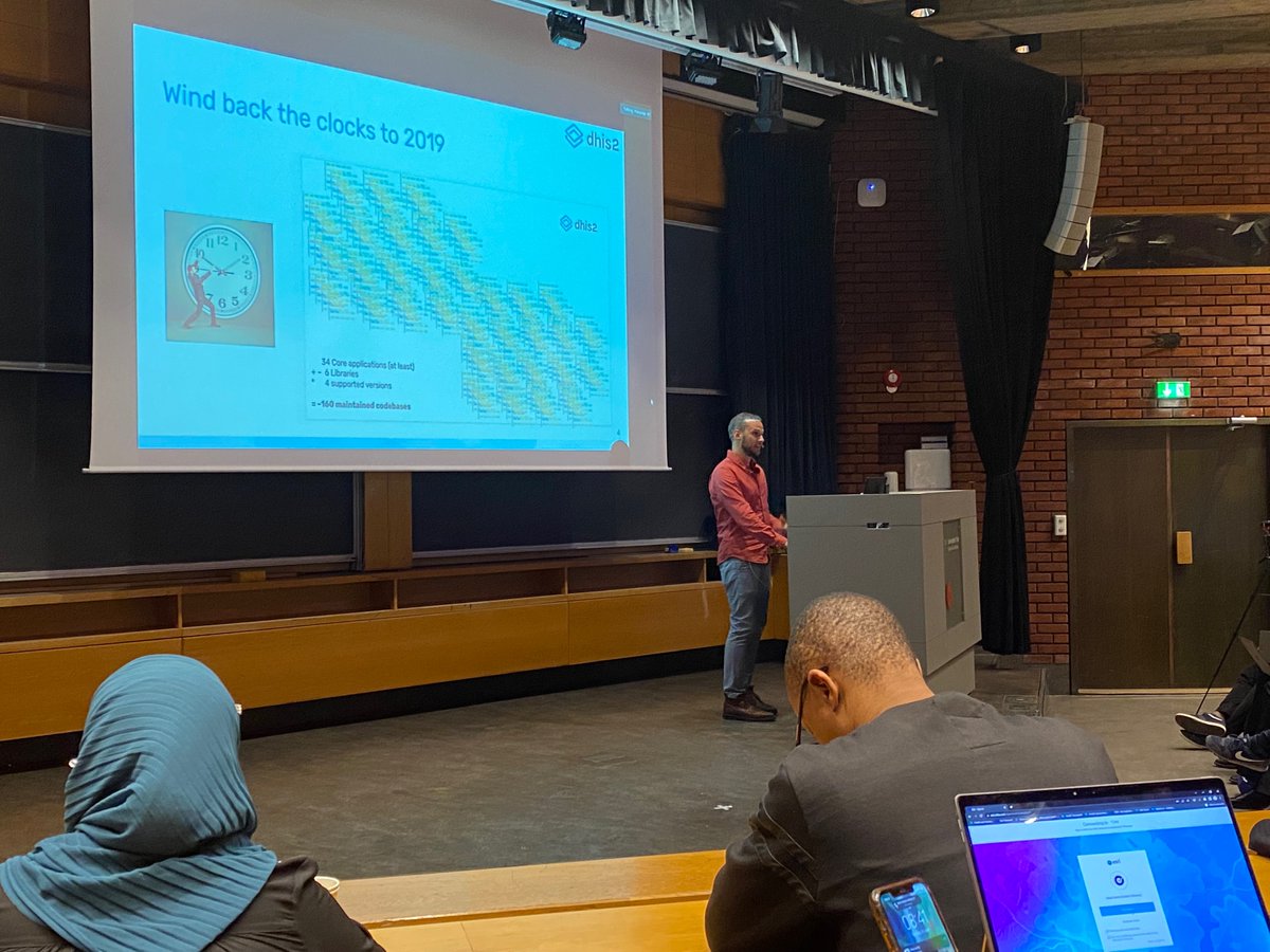 HISP_SA_'s tweet image. Day 2 @dhis2. Engaging in examples of local innovation and how they inform development of the core #DHIS2 software platform.  

#BuildingBetterLivesTogether #innovation #dac2022